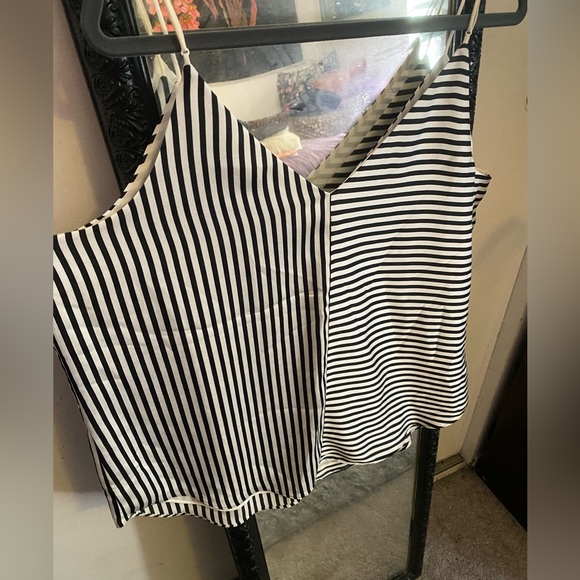 Express black & white stripe cami, size XL - Picture 1 of 4